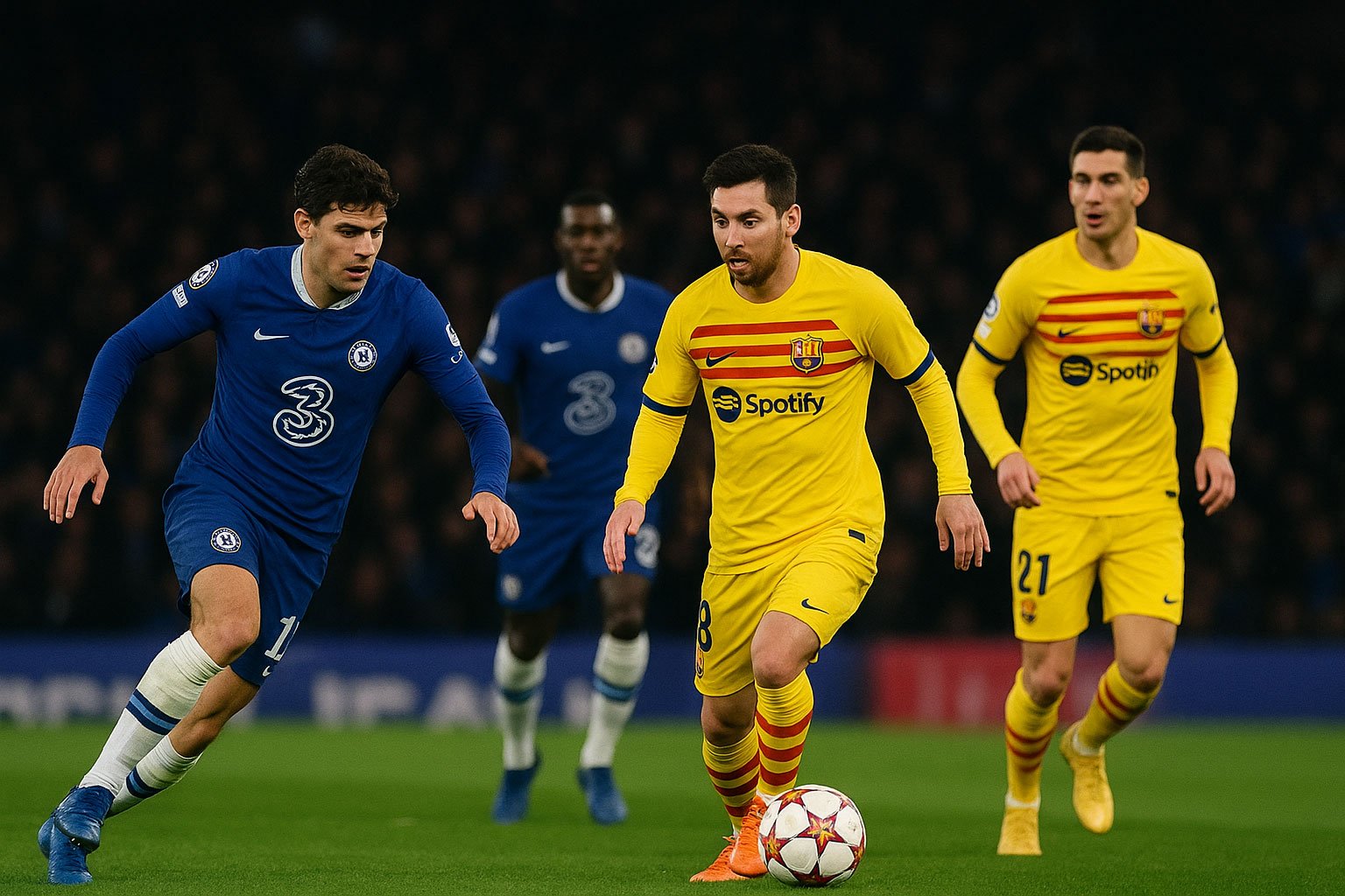 Đại thắng Barcelona, Chelsea tạo nên thành tích đáng nể