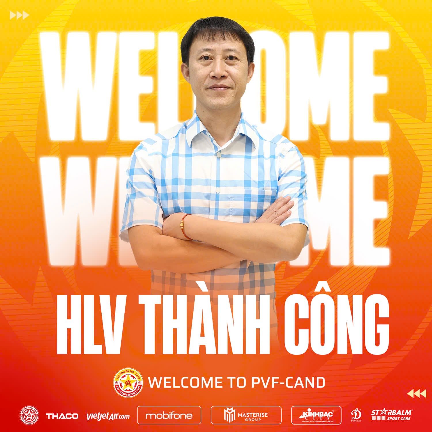 PVF-CAND chính thức bổ nhiệm HLV Nguyễn Thành Công vào “ghế nóng”
