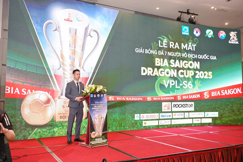 Khởi động Giải bóng đá 7 người Vô địch Quốc gia Bia Saigon Dragon Cup 2025