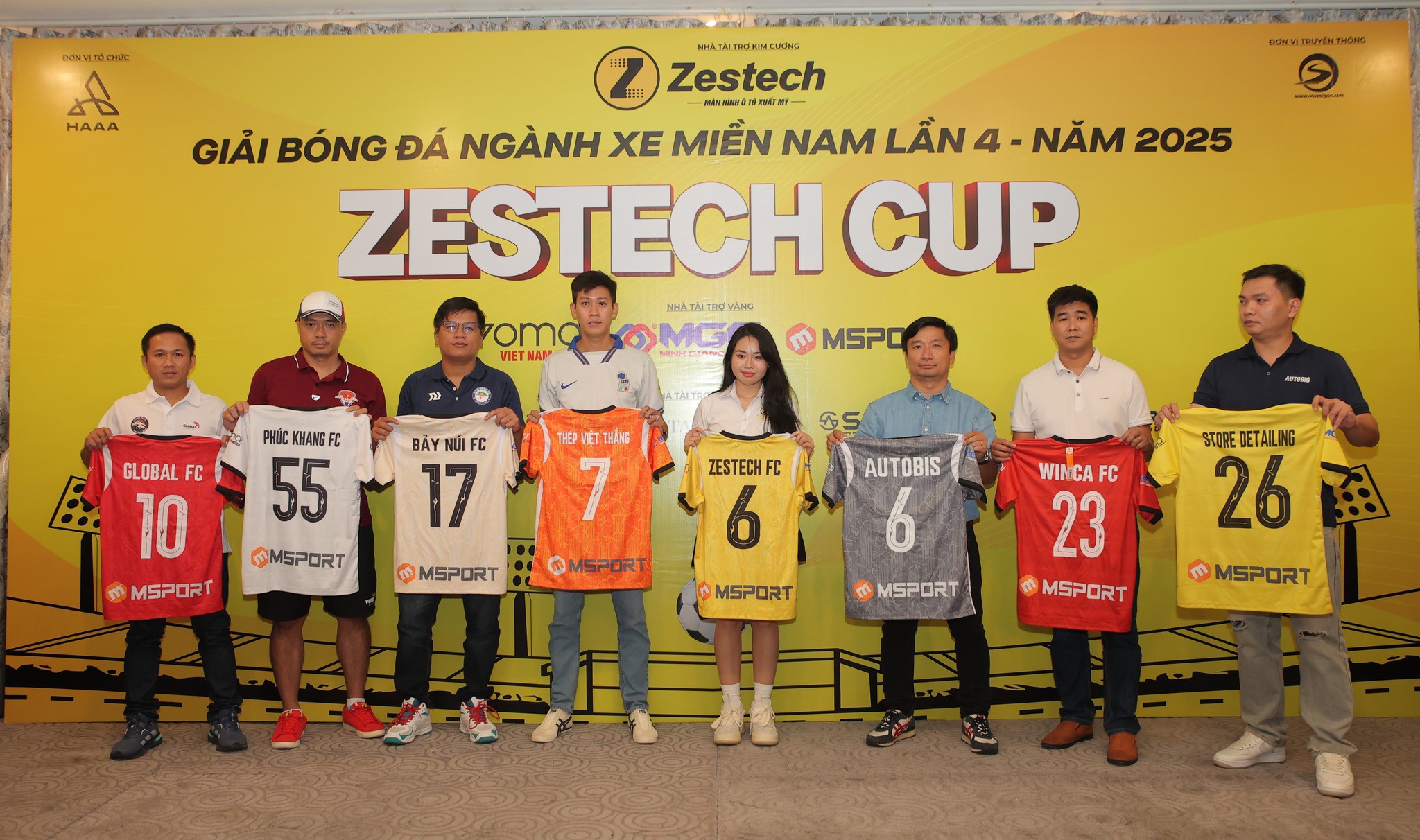 Ba đại diện SPL tham dự Giải bóng đá ngành xe miền Nam 2025